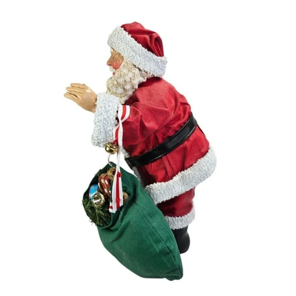 Possible Dreams Clothtique Santa Claus Full Pack Toys‎ Christmas Decor Vtg READ